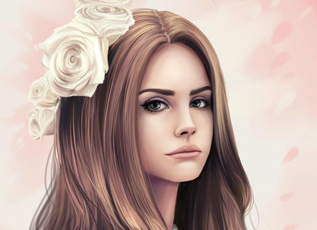 Обои на рабочий стол Lana Del Rey / Лана Дель Рей, by 1NFIN1TY
