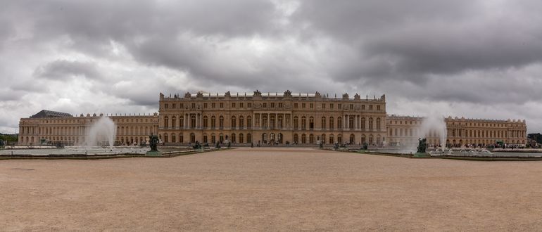 Обои на рабочий стол Панорама Версальского дворца, Франция / Versailles palace, France, by Ian Kelsal