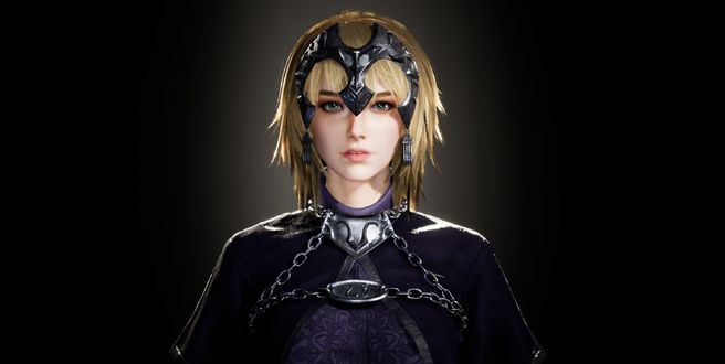 Обои на рабочий стол Jeanne dArc / Жанна дАрк / Jeanne Alter / Альтер-Жанна, из игры Fate / Grand Order, by Kim Eui Jong