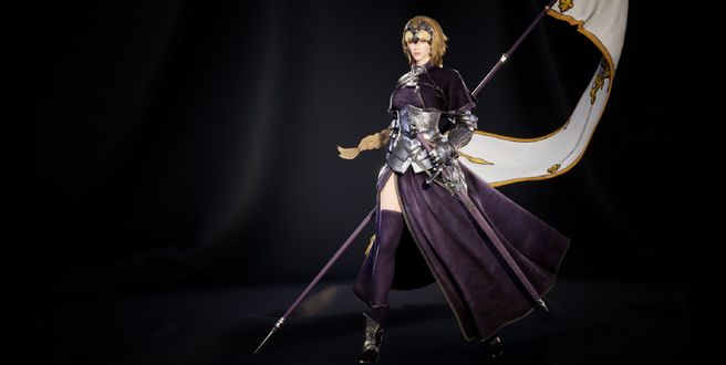 Обои на рабочий стол Jeanne dArc / Жанна дАрк / Jeanne Alter / Альтер-Жанна, из игры Fate / Grand Order, by Kim Eui Jong