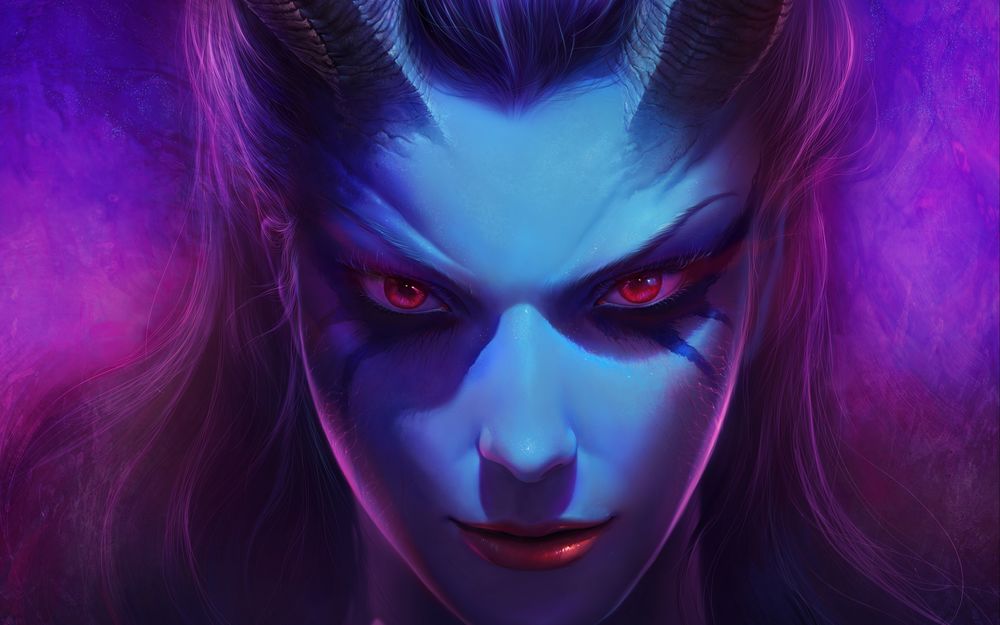 Обои для рабочего стола Херокиллер Гайд по Queen of Pain (старая добрая Akasha)