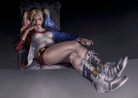 Обои на рабочий стол Harley Quinn / Харли Квинн, by JG Yoon