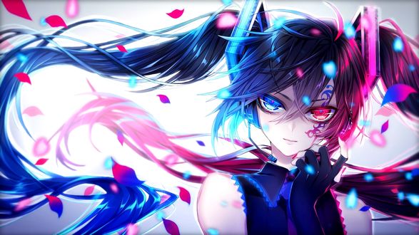 Обои на рабочий стол Vocaloid Miku Hatsune / Вокалоид Мику Хацунэ