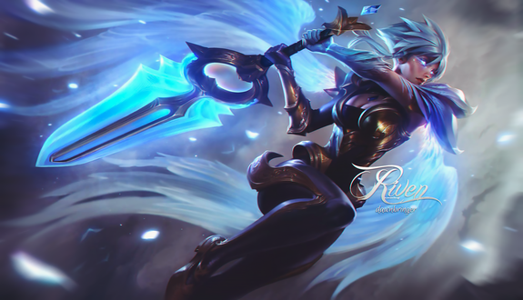 Обои на рабочий стол Riven / Ривен из игры League of Legends / Лига Легенд, by Departedd