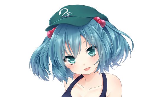 Обои на рабочий стол Каваширо Нитори / Kawashiro Nitori из игры Проект Восток / Touhou Project