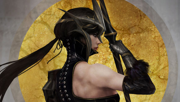 Обои на рабочий стол Black Queen / Черная Королева, by Johnson Ting