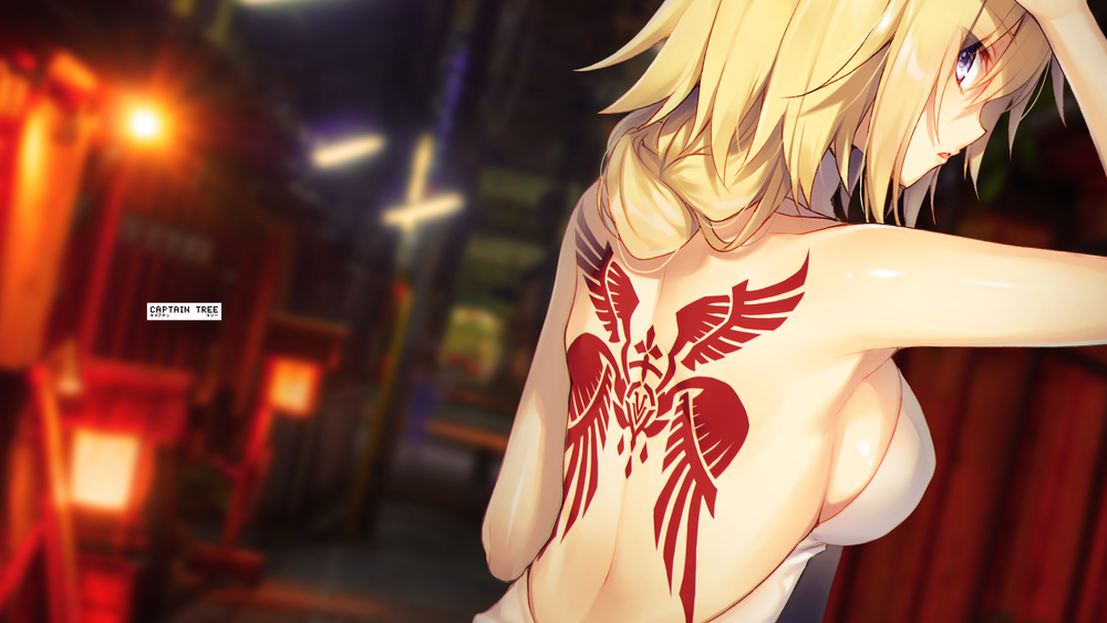 Обои для рабочего стола Jeanne dArc / Жанна дАрк / Jeanne Alter / Альтер-Жанна из игры Fate / Grand Order, by Captain-Tree