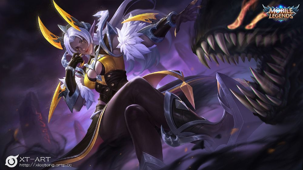 Обои для рабочего стола Повелительница драконов из игры Mobile Legends, by exia xiaotong