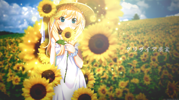 Обои на рабочий стол Мичиру Мацушима / Michiru Matsushima из аниме Плод Грисайи / Grisaia no Kajitsu, by tammypain
