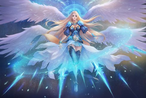 Обои на рабочий стол The Ice Goddess / Ледяная Богиня, by Vu Nguyen