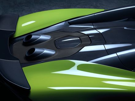 Обои на рабочий стол Зеленый McLaren 600 LT