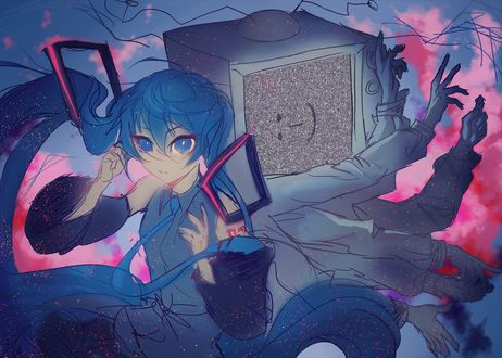 Обои на рабочий стол Vocaloid Miku Hatsune / Вокалоид Мику Хацунэ, by My-Magic-Dream