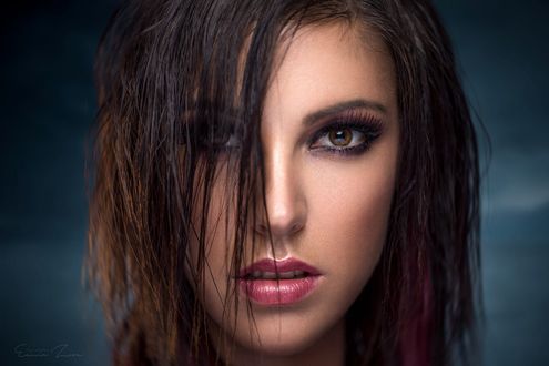 Обои на рабочий стол Модель Kristin, фотограф Erwin Zoor