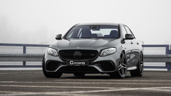 Обои на рабочий стол Авто марки G-POWER Mercedes-AMG E 63 S 4MATIC+ (W213), 2018 года