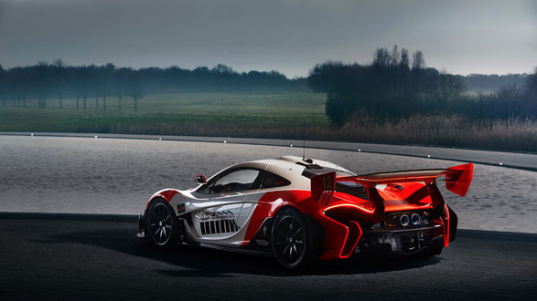 Обои на рабочий стол Авто марки McLaren P1 GTR by McLaren Special Operations (MSO)