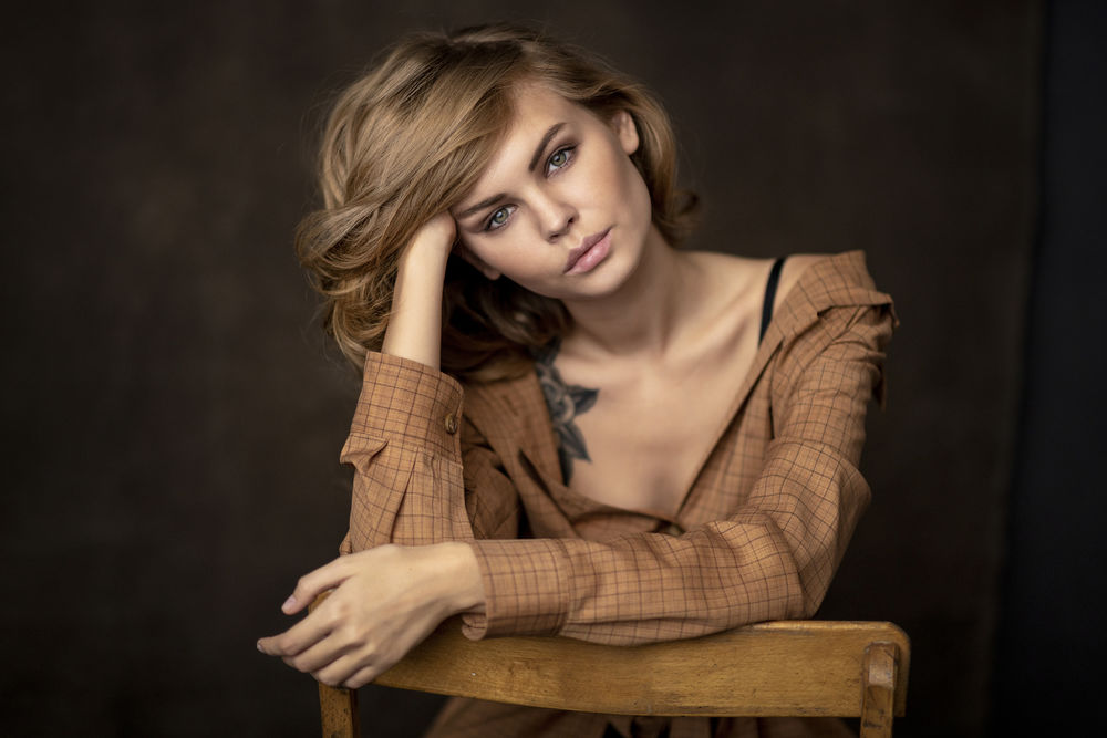 Обои для рабочего стола Модель Анастасия Щеглова. Фотограф Chris Bos