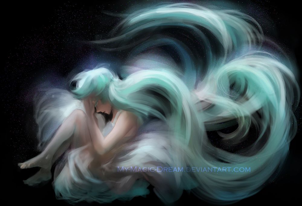 Обои для рабочего стола Vocaloid Miku Hatsune / Вокалоид Мику Хацунэ, by My-Magic-Dream