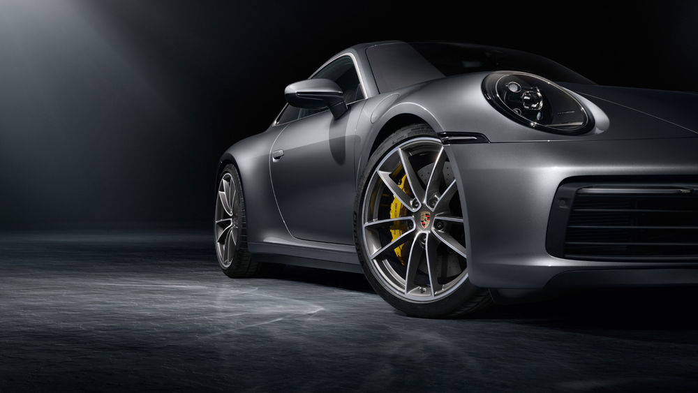 Обои для рабочего стола Новый Porsche 911 Carrera S (992) 2018 года