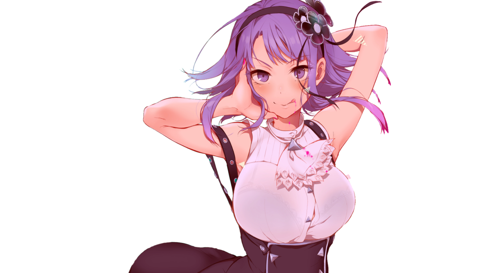 Обои для рабочего стола Hotaru Shidare / Хотару Шидарэ из аниме Dagashi Kashi / Магазинчик сладостей, by Stelamata