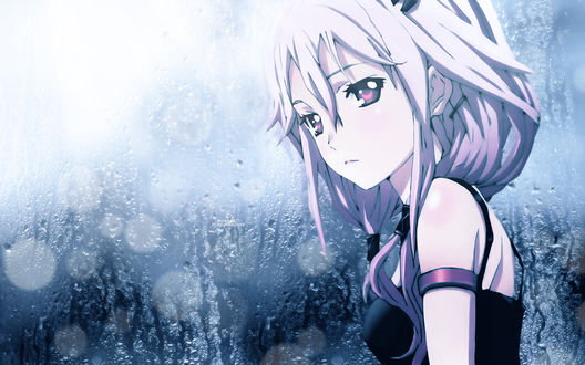 Обои на рабочий стол Inori Yuzuriha / Инори Юдзуриха из аниме Guilty Crown / Корона грешника, by Pure-Poison89