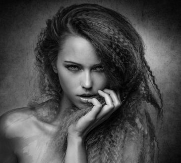 Обои на рабочий стол Модель Лаура / Laura, by Joachim Bergauer