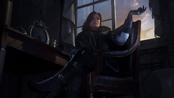 Обои на рабочий стол Yennefer of Vengerberg / Йенифер из Венгерберга из игры The Witcher / Ведьмак, by Ilya Dykov