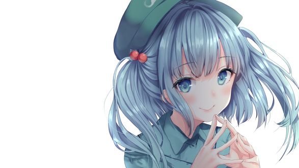 Обои на рабочий стол Каваширо Нитори / Kawashiro Nitori из игры Проект Восток / Touhou Project