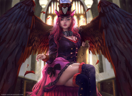Обои на рабочий стол Девушка-Dark Angel / Темный Ангел, by Aleksandra Jedrasik & Toshia-San