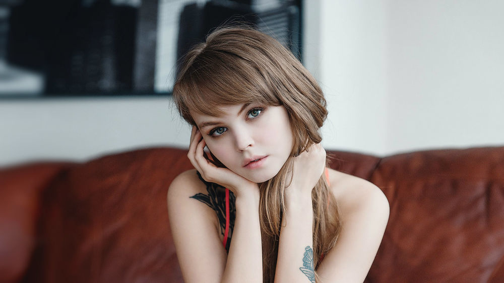 Обои для рабочего стола Модель Анастасия Шеглова, фотограф Daria Klepikova