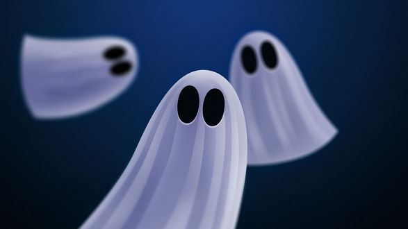 Обои на рабочий стол Три маленьких приведения