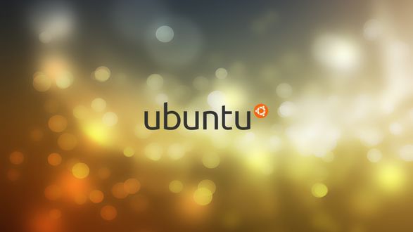 Обои на рабочий стол Надпись-название операционной системы, Ubuntu
