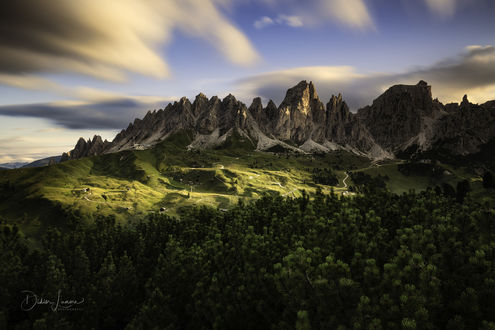 Обои на рабочий стол Passo Gardena / перевал Гардена, Италия, by Didier Lanore