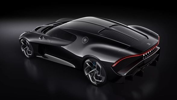 Обои на рабочий стол Французский производитель авто марки Bugatti выпустил единственную модель La Voiture Noire, 2019 года