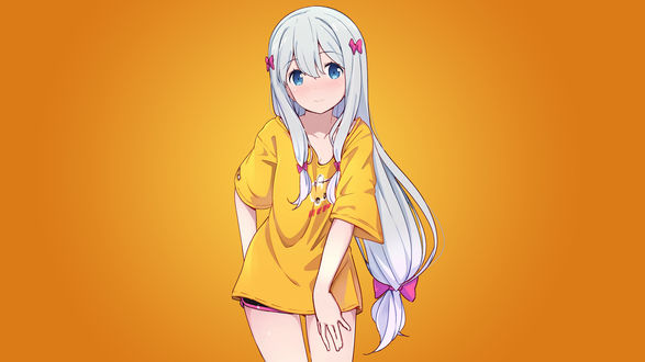 Обои на рабочий стол Sagiri Izumi / Сагири Изуми из аниме Eromanga-sensei / Эроманга-сэнсэй, by AssassinWarrior