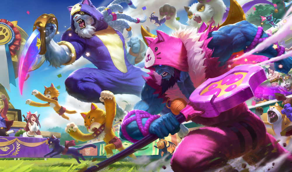 Обои для рабочего стола April Fools / Первое Апреля игра League of Legends / Лига Легенд