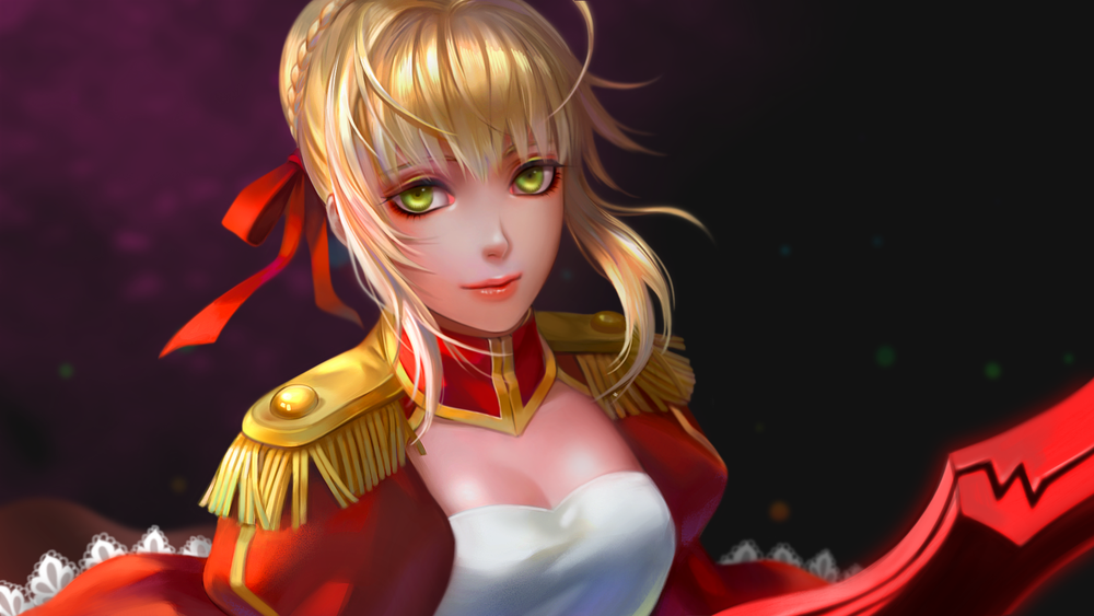 Обои для рабочего стола Saber / Сэйбер из аниме Fate / Zero / Судьба / Начало, by husky0405