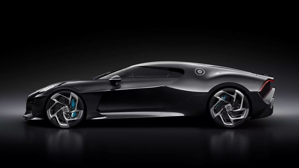 Обои для рабочего стола Французский производитель авто марки Bugatti выпустил единственную модель La Voiture Noire, 2019 года