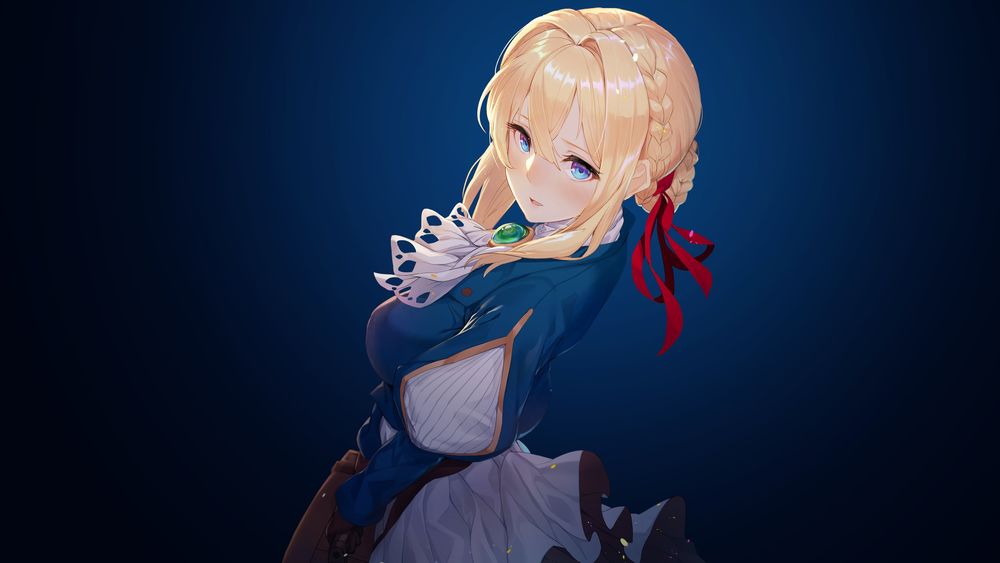 Обои для рабочего стола Violet Evergarden / Вайолет Эвергарден из аниме Violet Evergarden