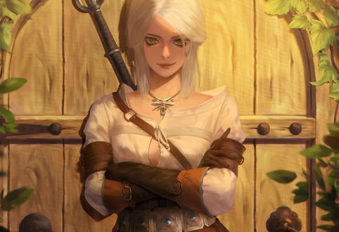 Обои на рабочий стол Ciri / Цирилла из игры The Witcher / Ведьмак, by Seungyoon Lee