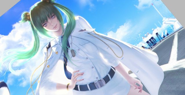 Обои на рабочий стол Cui Yifei / Ифэй Цуй из аниме Muv-Luv Alternative: Total Eclipse / Полное затмение, by Seungyoon Lee
