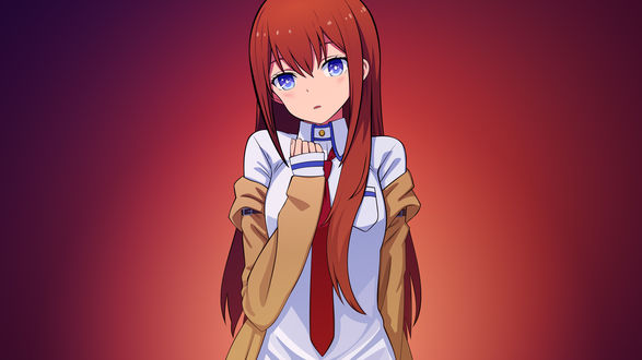 Обои на рабочий стол Kurisu Makise / Курису Макисэ из аниме Steins;Gate / Врата Штейна, by AssassinWarrior