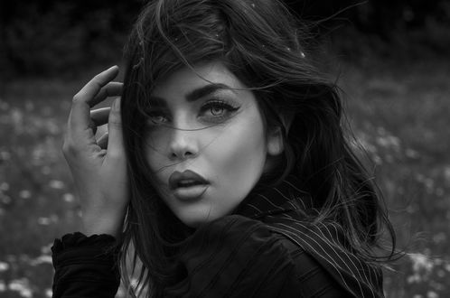 Обои на рабочий стол Модель Topaz Arbell, фотограф Joachim Bergauer