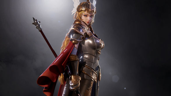 Обои на рабочий стол VALKYRIE ANGELICA / ВАЛЬКИРИЯ АНЖЕЛИКА, by CHANHYUK YU