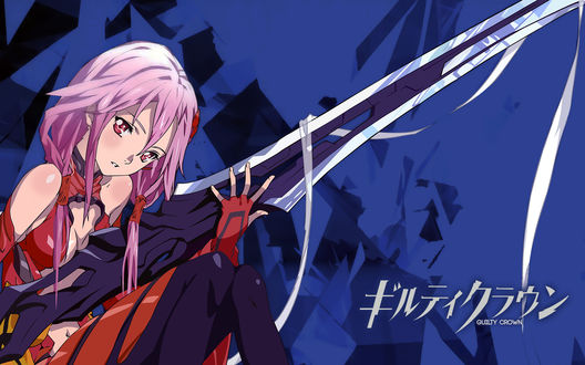 Обои на рабочий стол Yuzuriha Inori / Юдзуриха Инори из аниме Guilty Crown / Венец Вины, by AssassinWarrior
