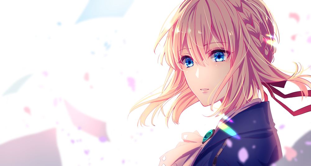Обои для рабочего стола Violet Evergarden / Вайолет Эвергарден из аниме Violet Evergarden