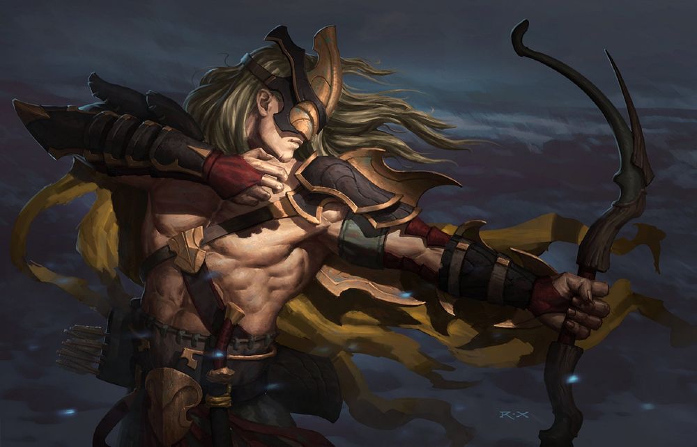 Обои для рабочего стола DEMON HUNTER / ОХОТНИК НА ДЕМОНОВ, by R X