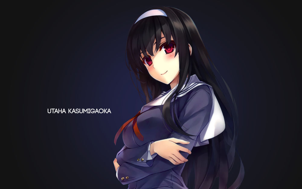 Обои для рабочего стола Utaha Kasumigaoka / Утаха Касумигаока из аниме Saenai Heroine no Sodatekata / Как воспитать героиню из обычной девушки, by AssassinWarrior