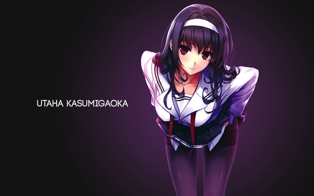 Обои для рабочего стола Utaha Kasumigaoka / Утаха Касумигаока из аниме Saenai Heroine no Sodatekata / Как воспитать героиню из обычной девушки, by AssassinWarrior