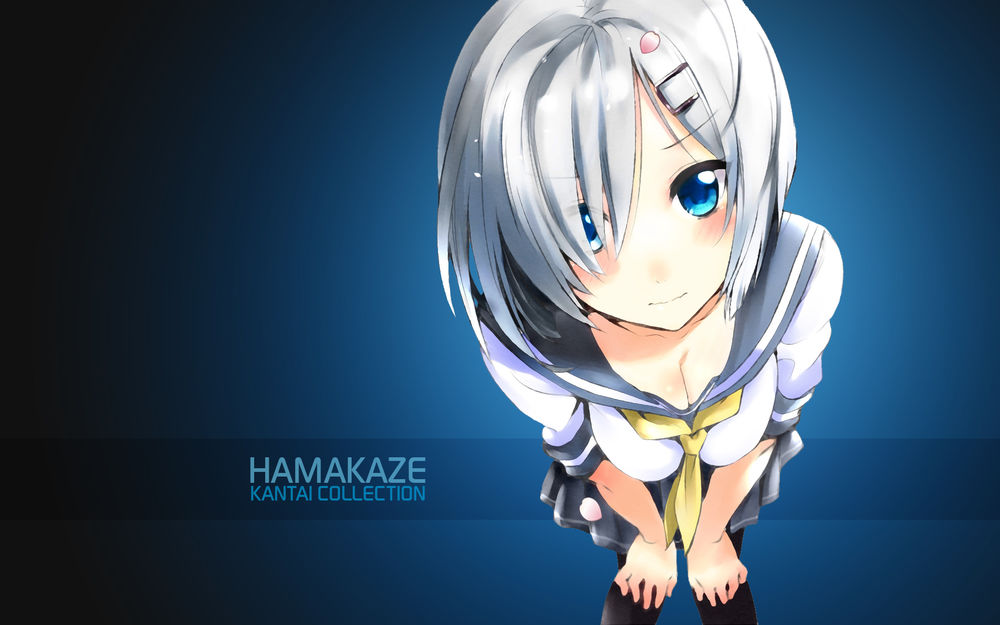 Обои для рабочего стола Hamakaze / Хамаказэ из манги Kantai Collection 4-koma Comic: Fubuki, Ganbarimasu!/Флотская коллекция: Енкома, by AssassinWarrior