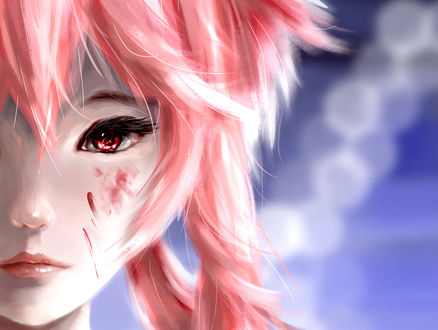 Обои на рабочий стол Gasai Yuno / Юно Гасай из аниме Mirai Nikki / Future Diary / Дневник Будущего, by Liht Links
